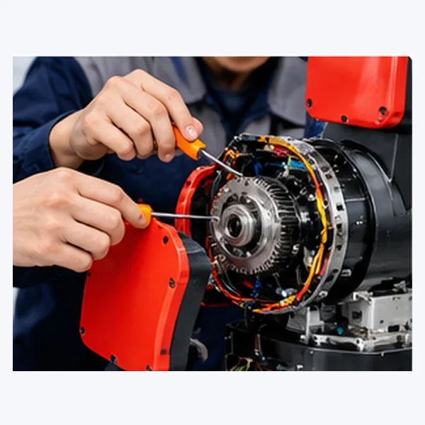 Repeated industrial robot disassembly and assembly training