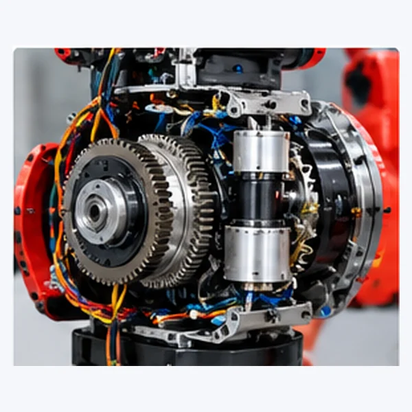 Industrial robot internal structure and component study