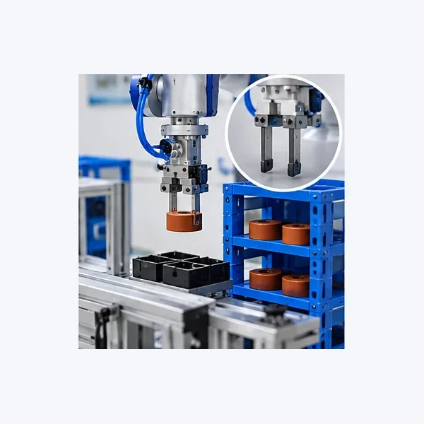Robot palletizing and warehouse simulation module