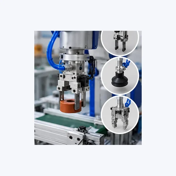 Industrial robot gripper training module