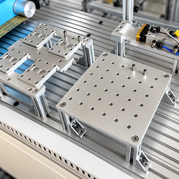 Special-shaped pin insertion training fixture with positioning holes