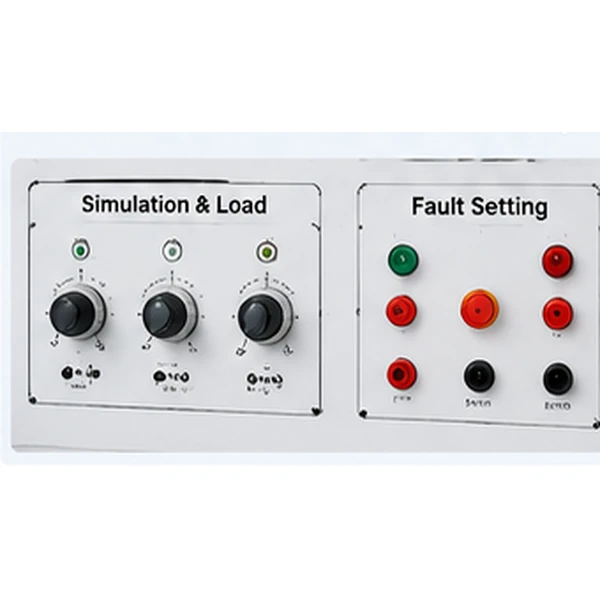 EV charging training experiment modules and fault-setting controls