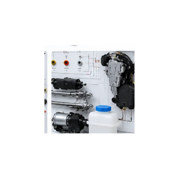 Automotive wiper, washer and door-lock system training components