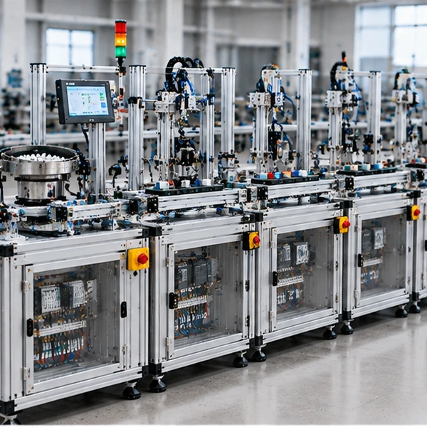 Modular Workstations for Flexible Intelligent Assembly Line Training System