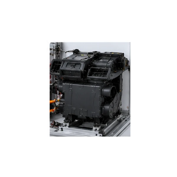 HVAC unit and ducting for interactive EV air conditioning training