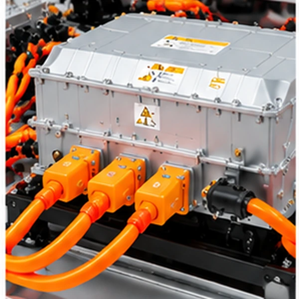 EV motor drive inverter and high-voltage cables